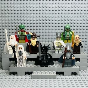 Lord of the Rings Custom Minifigures Lot of 9
